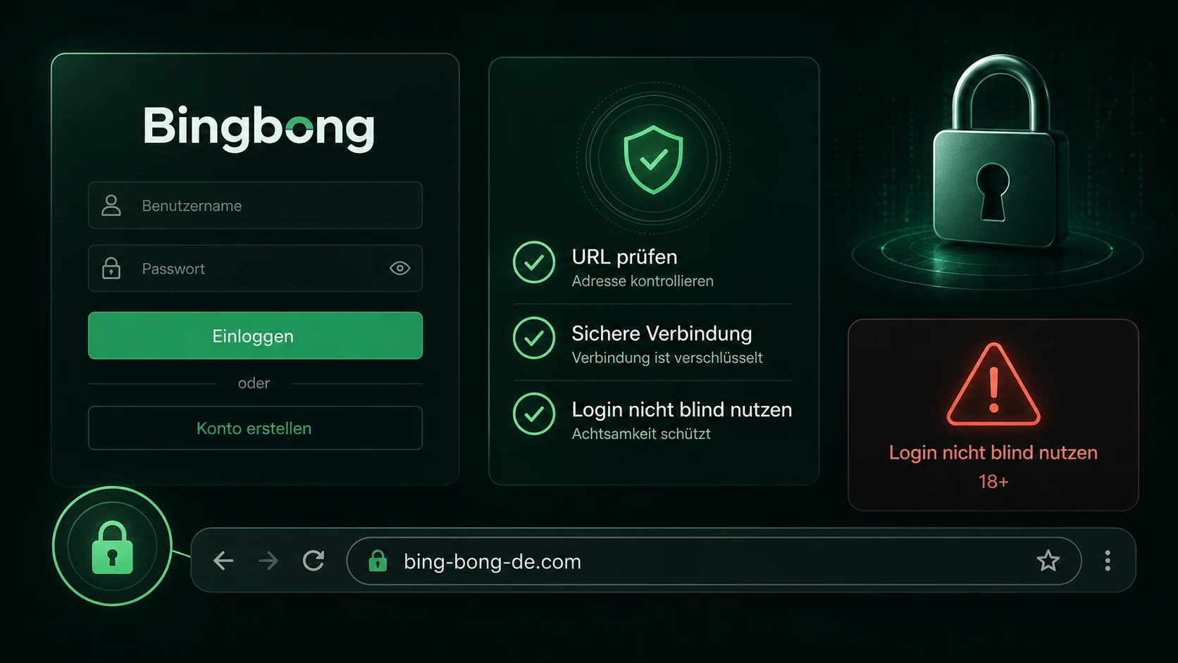 Bingbong Casino Online Login nicht blind nutzen