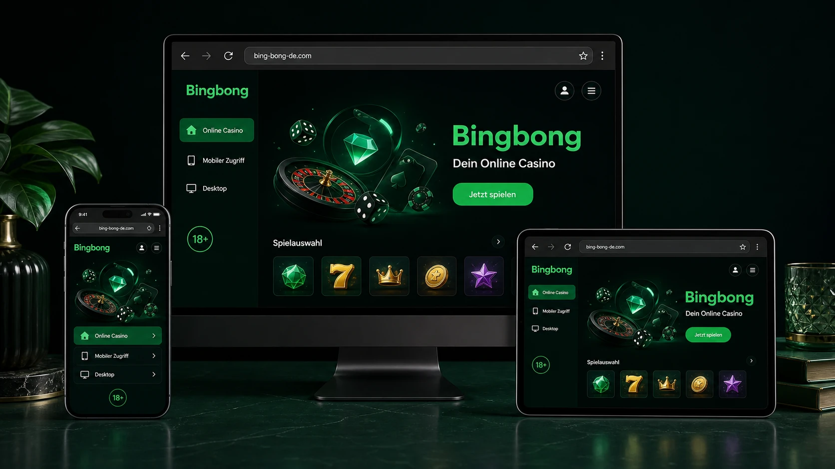 Bing Bong Online und Online Casino Intent